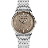 Jacques Lemans 1-2193L Herren-Armbanduhr Quarz Stahl/Braun