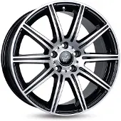 KESKIN 18 Zoll KESKIN KT16 5x112 ET45 Alufelgen BLACK FRONT POLISH