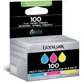 Lexmark 14N0849, Cyan, Magenta, Gelb, Tinte auf Pigmentbasis, 3 Stück(e), Multipack