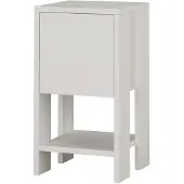 Homitis Nachttisch | 100 % Melaminbeschichtete Spannplatte | Dicke: 18 Mm