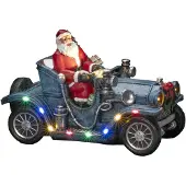 Konstsmide LED Weihnachtsmann im Auto RGB in Mehrfarbig 11x 0,06W 22lm