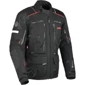 Dane Hornum Schwarz Rot Wasserdichte Textiljacke Größe L