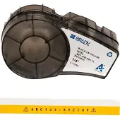 Brady M21-250-595-YL-BK, Vinyl, Schwarz auf Gelb, 6mm x 6,4m, permanent, endlos, f. BMP21 PLUS