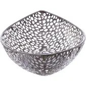 By malene birger Dekoschale "Schale Chico H.7 cm", silber (silberfarben), Metall, Dekoschalen, Dekoschale