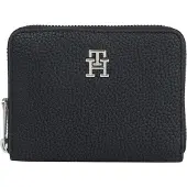 Tommy Hilfiger kleine Damenbrieftasche mit Logo Artikel AW0AW15276 cm 13x10x2 (ungefähr), UNICA - ONE SIZE, Poliuretano 100% Größe: UNI