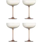 Bloomingville Aston Cocktailglas, Bronze, Glas 4 Stk