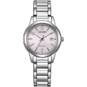 Citizen FE1241-71Z Eco Drive Uhr Damenuhr Edelstahl Datum silber