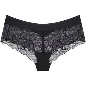 Triumph Slip "Body Make-Up Illusion Lace" florale Stretch-Spitze, glatter Bund, Mikrofaser, nahtlos