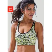 LASCANA ACTIVE Sport-BH in schwarz-print | Gr.: 75B