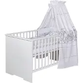 Schardt Kombi-Kinderbett 70x140 cm Maxx White - Maße: 145 cm x 77 cm x 83 cm - Farbe: Weiß, 04 863 52 02