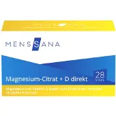 MensSana Magnesiumcitrat+d Direkt Pulver 28 St