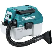 Makita DVC750LZ, Trocken&Nass, Grau, Türkis, 7,5 l, 7,5 l, 4,5 l, 67 mbar