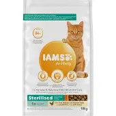 IAMS Katze Erwachsene Sterilisiert & Übergewichtig – Huhn – 10 kg