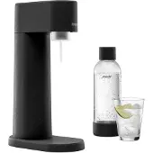 MySoda Wasserkarbonisierungsmaschinenpaket + 1-l-flasche - schwarz EUR-WD002F-B-FR