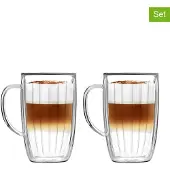 Vialli Design 2er-Set: Gläser - 350 ml - onesize
