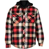 Hard Yakka QUILTED FLANELL Herren Hemdjacke Grau