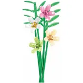 Rappa Blumen Bauset Freesia 241-teilig - kreatives Spielzeug Blumenstrauß