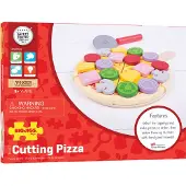 Bigjigs Holzpizza mit Belagerung
