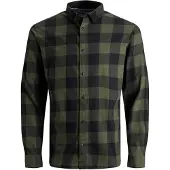 Jack & Jones Gingham Twill Langarmhemd