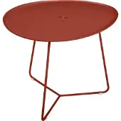 Fermob COCOTTE niedriger Tisch mit abnehmbarer Platte aus Aluminium 55x44,5 cm