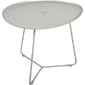 Fermob COCOTTE niedriger Tisch mit abnehmbarer Platte aus Aluminium 55x44,5 cm
