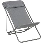 Lafuma Maxi Transat Liegestuhl Stahl/BeComfort