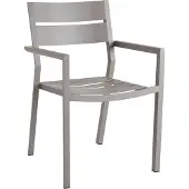 Brafab Delia Gartenstuhl mit Armlehne Aluminium pulverbeschichtet