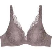 Triumph Vorgeformter BH Body Make-Up Illusion Lace | Grösse: 85C | Farbe: Grau