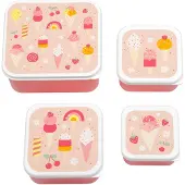 A Little Lovely Company Lunchbox-Set, Eis