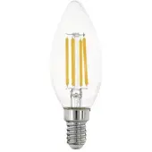 Eglo LED-Lampe E14 C35 2.2W 470LM 3000K KLAR E14