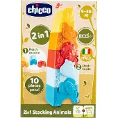 Chicco Stapelspielzeug Animals Eco+