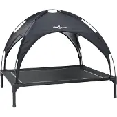 vidaXL Hundebett Schwarz 90 x 81 x 80,5 cm Stahl