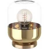 Eglo Maryvilla, Bronze, Gold, Transparent, Glas, Stahl, IP20, II, E27, 1 Glühbirne(n)