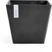 Ecopot's Blumentopf "ROTTERDAM Dark Grey", BxTxH: 30x30x26 cm