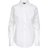 Ralph Lauren für Damen. 200684553001 Pflegeleichtes Stretch-Hemd weiß (S), Baumwolle, Klassisch, Langarm