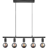 Nordlux - Paco 5-Spot Pendelleuchte Schwarz - 5 Lichtpunkte - Schwarz - Metall