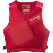 Spinlock WING Schwimm-Weste mit 35–50N Auftriebshilfe Schutzweste Sicherheits-Weste Wassersport Segelweste Jollensegeln, Kajak & Kanadier, SUP DW-BA/SMR Rot
