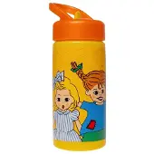Peppi Pitkätossu Trinkflasche 410 ml, Gelb