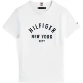 Tommy Hilfiger T-Shirt Curved Graphic KB0KB09800 Weiß Regular Fit