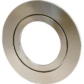 MEGATRON Einbauleuchte, 1 x GU10/230V/50W und 1 x GU5,3/12V/50W, mit Feder-Leuchtmittelhalterung eisen gebürstet