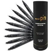 Kärkkäinen - The Tube Finerliner - Black (9 pcs) (401228)