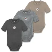 Normani 3er Set Baby Merino Kurzarmbody „Tihoi" - 9319