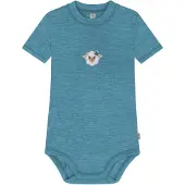 Normani Baby Merino Kurzarmbody „Tihoi" - 9325