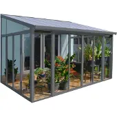 Canopia Aluminium Kaltwintergarten Sanremo Anthrazit 277x435x310 cm