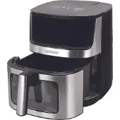 Zelmer Heißluftfritteuse Zaf8650, 6,5 L, 1500 W, digitales Display, 10 Programme, Sichtfenster