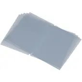 Securit Menu Indsætsningsark A4 Transparent,10 stk/pk