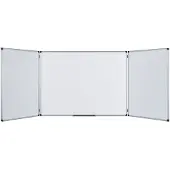BI-Office Klapptafel Maya Trio Whiteboard, 100 x 150/300 cm, emailliert, 2 Flügel