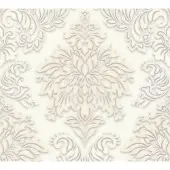 Living Walls Vliestapete "Metropolitan Stories Lizzy London" Barock gemustert ornamental leicht strukturiert Ornament Tapete Barock Metallic Tapeten Wohnzimmer Schlafzimmer Küche