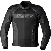 Rst S-1 Mesh Leder-Jacke Herren Schwarz Größe: XS