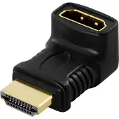 Deltaco HDMI-14B Kabeladapter HDMI 19-pin Schwarz